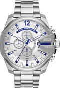 Diesel Mega Chief Reloj de acero inoxidable para hombre con movimiento analógico o digital