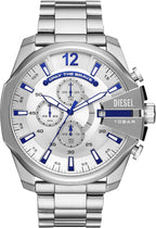 Diesel Mega Chief Reloj de acero inoxidable para hombre con movimiento analógico o digital