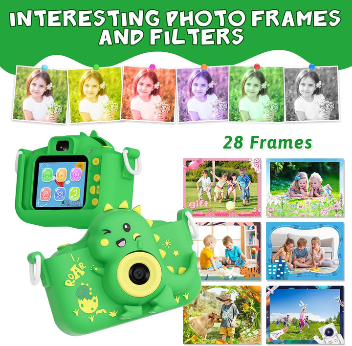 Contixo KC3A - Cámara digital para niños, cámara infantil de 1080P...