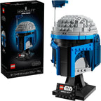 LEGO Star Wars Jango Fett Casco – Kit de modelo de bricolaje para adultos mayores de 18 años – Juego de construcción coleccionable – Idea de decoración de habitación para fanáticos del ataque de los clones – Regalo para cumpleaños – 75408