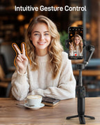 Estabilizador de cardán iSteady X3 SE Plus de hohem para iPhone, cardán de teléfono de 3 ejes con control remoto desmontable, varilla extensible, batería de 11 horas, estabilizador plegable portátil