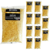Waxness Spa Choice - Cuentas de cera dura de gel de miel natural, 2...