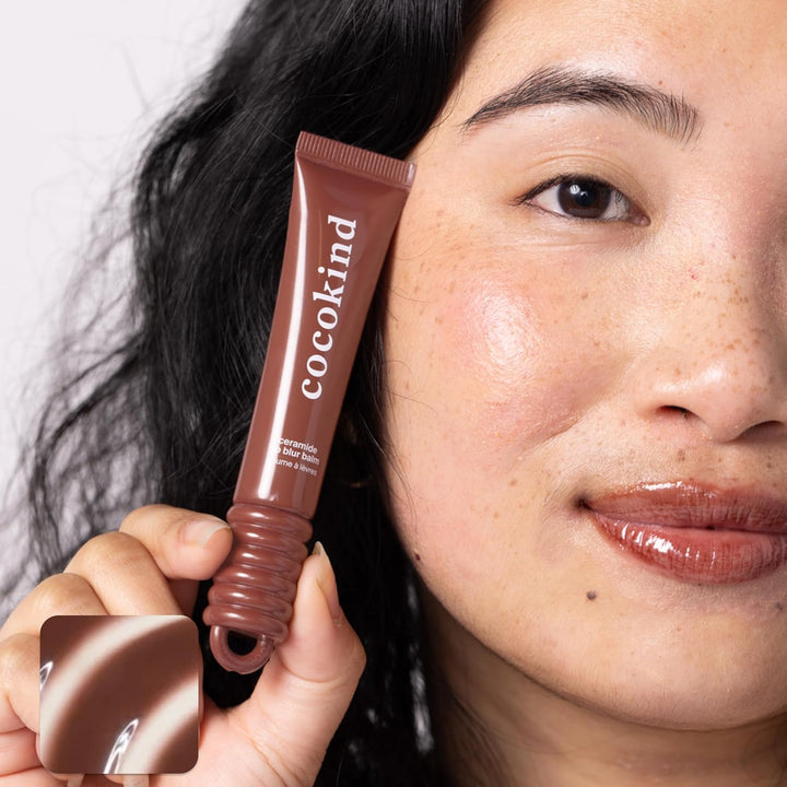 Cocokind Ceramide Lip Blur Balm - Paquete variado de bálsamo labial...