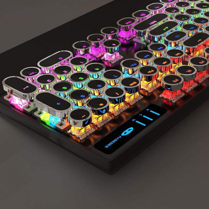 MageGee - Teclado mecánico estilo máquina de escribir para juegos r...