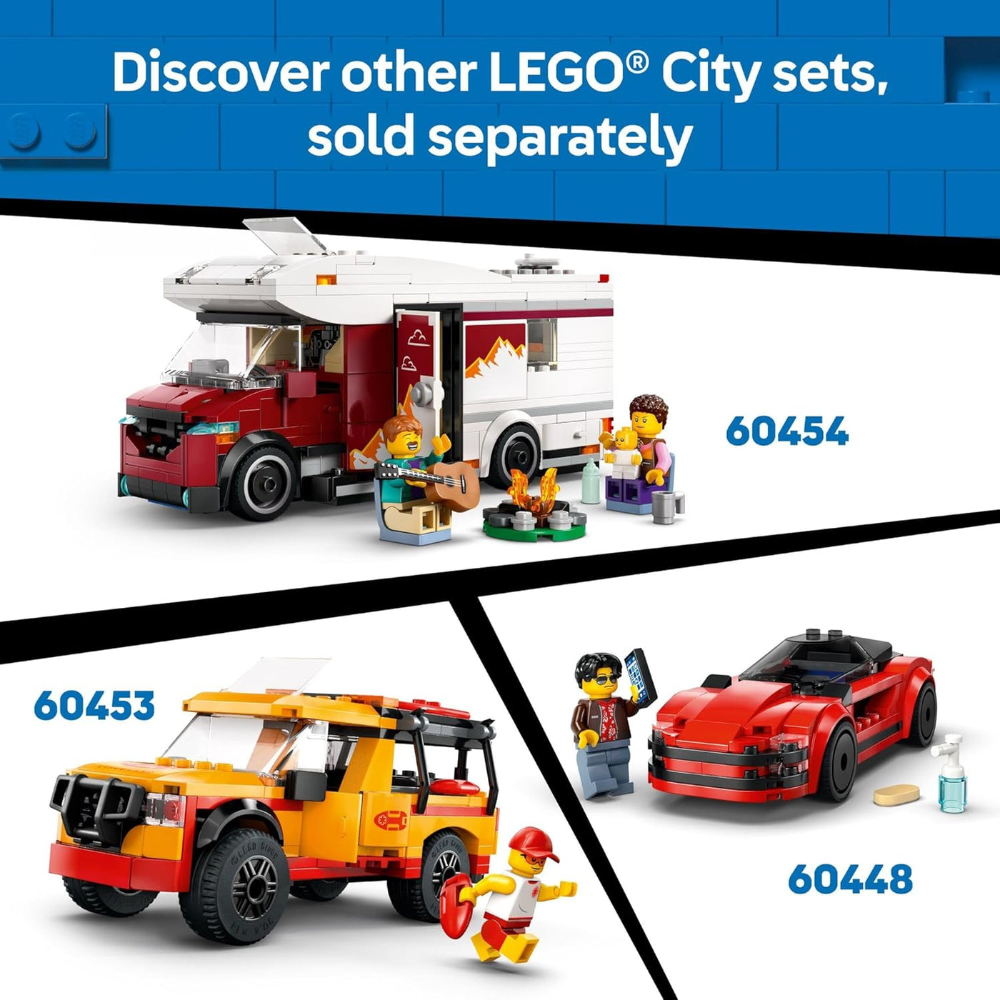 LEGO City Off-Road - Camión de montaña de juguete 4x4
