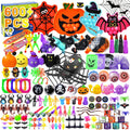 600 piezas de recuerdos de fiesta de Halloween para niños, juguetes para ansiedad a granel, premios para niños, juguetes de Halloween, regalos de golosinas, caja de premios del tesoro de carnaval