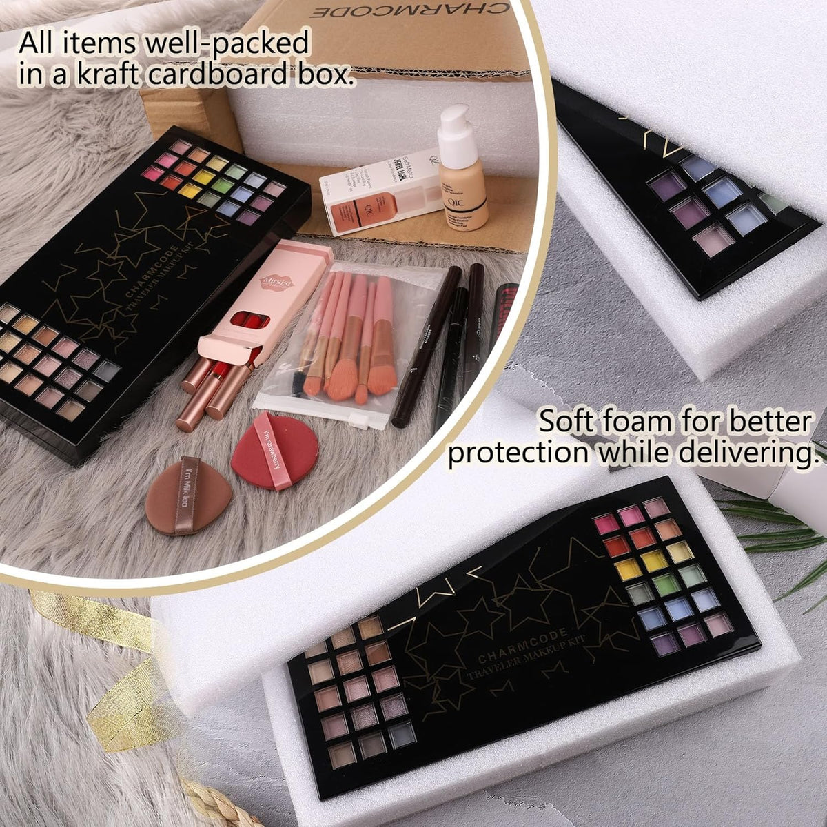 CHARMCODE Kit Completo de Maquillaje, Sets de Maquillaje para Mujer...