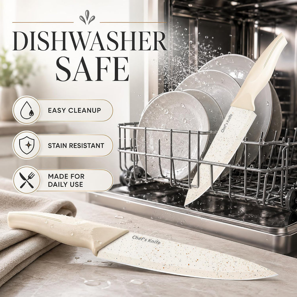 Juego de bloques de cuchillos de cocina de 14 piezas con afilador