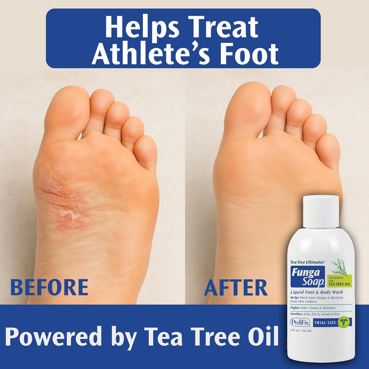 Pedifix FungaSoap® Jabón de aceite de árbol de té para pies y cuerp...