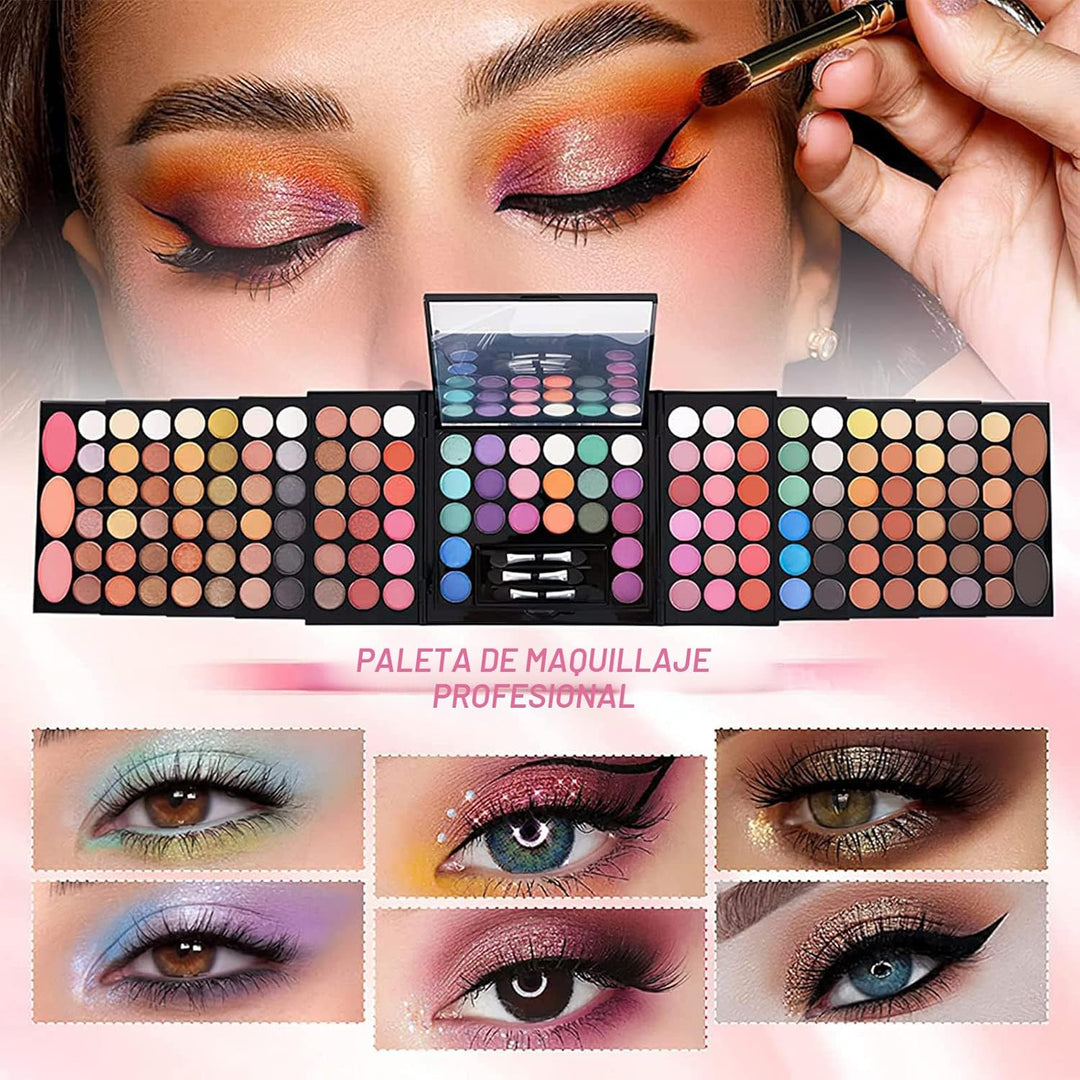 MISS ROSE M - Paleta de maquillaje de 148 colores, kit de maquillaj...