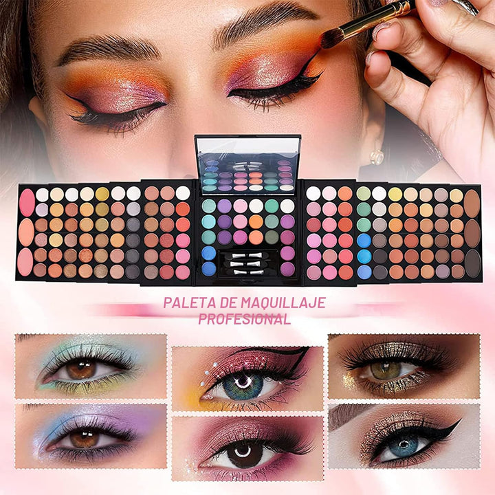 MISS ROSE M - Paleta de maquillaje de 148 colores, kit de maquillaj...