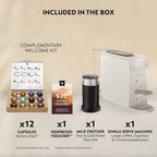 Nespresso Vertuo Up - Cafetera con espumador de leche, color blanco