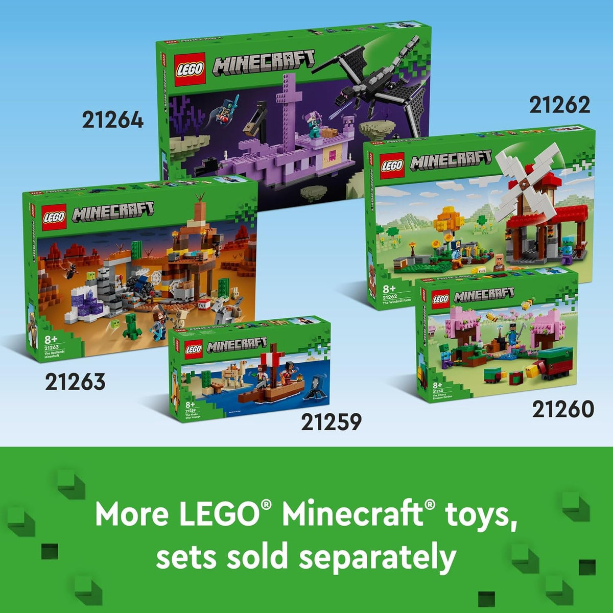 LEGO Minecraft The Wolf Stronghold Fortress Playset