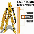 Titan 13 Figura de acción, 3D impreso simulado robot 13 figuras de