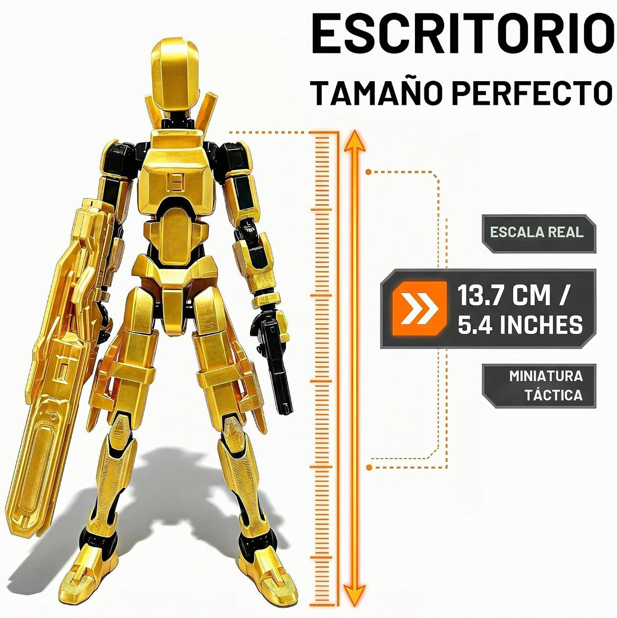 Figura de acción T13, robot ficticio multiarticulado, juego de 13