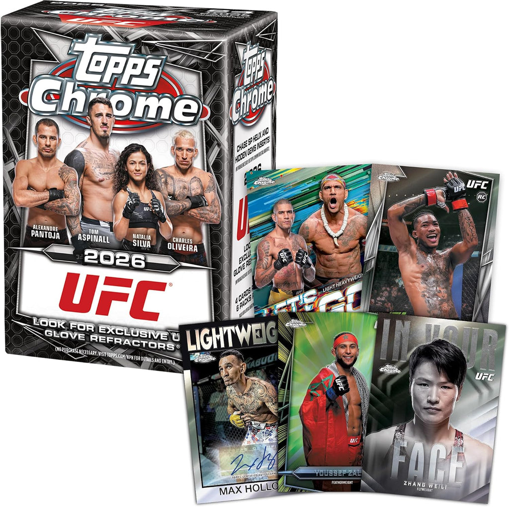 Topps Chrome UFC 2026 - Sellado de fábrica - Caja de valor