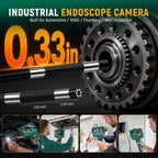 SATA Cámara articulada de boroscopio con luz, endoscopio bidireccional de