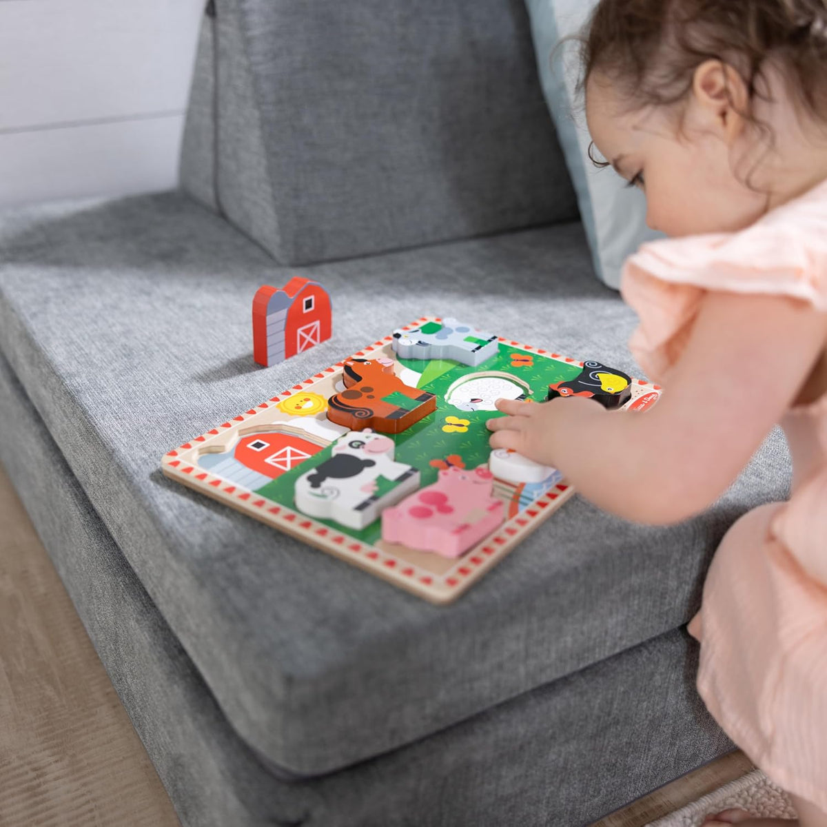 Melissa & Doug Paquete de rompecabezas de piezas gruesas