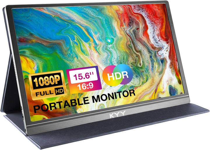 KYY Monitor portátil 15.6 "1080P Monitor de computadora Extensor de...