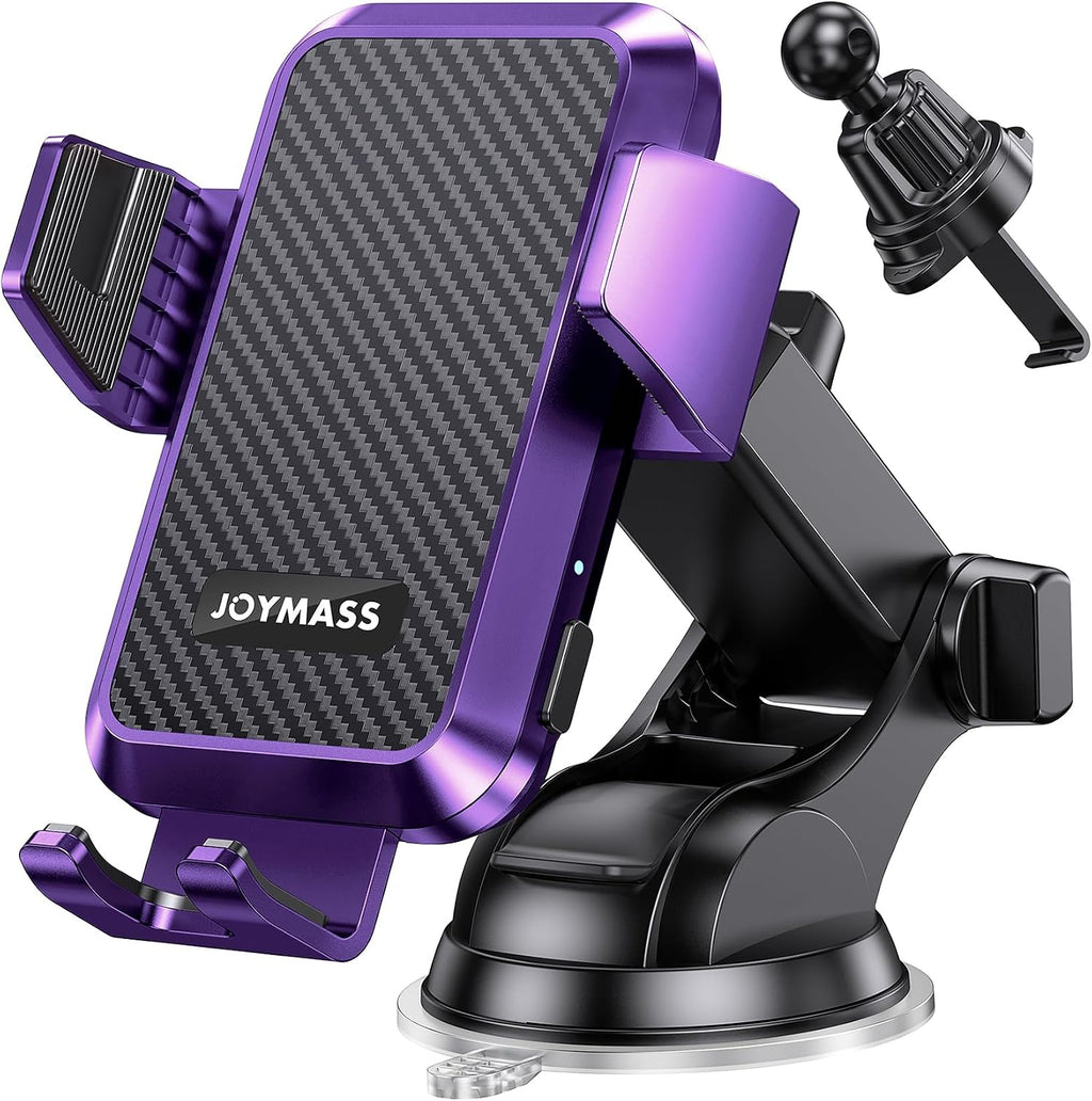 JOYMASS Cargador inalámbrico de coche, soportes de teléfono para tu automóvil, soporte de teléfono de sujeción automática de 15 W, accesorios de automóvil para iPhone 16 15 14 13 12 Mini Pro Max