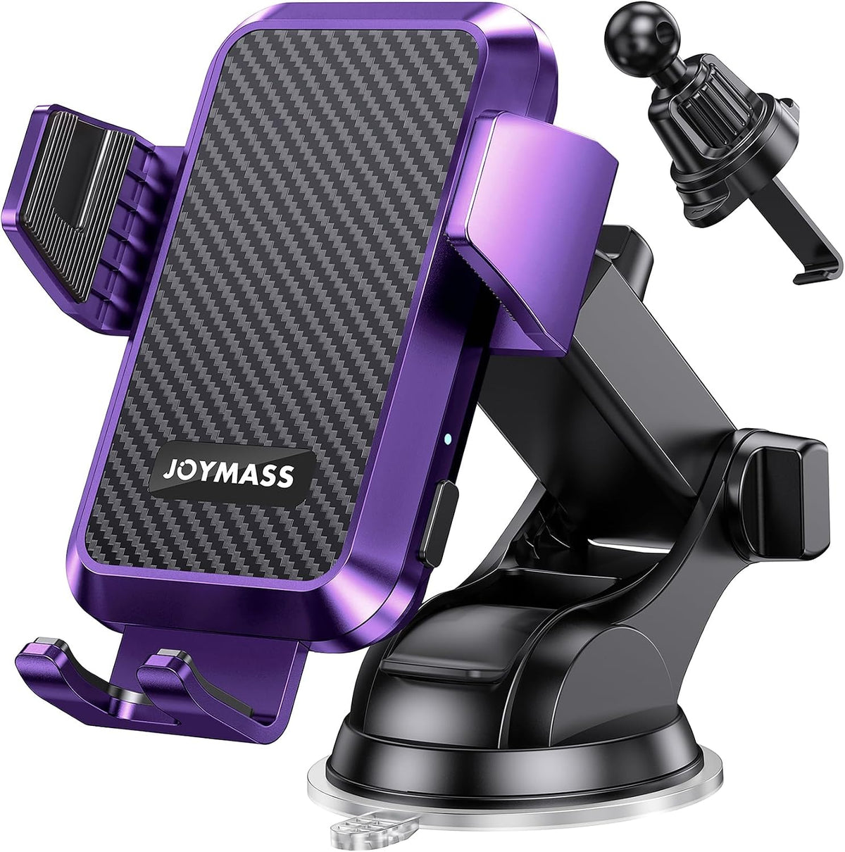 JOYMASS Cargador inalámbrico de coche, soportes de teléfono para tu automóvil, soporte de teléfono de sujeción automática de 15 W, accesorios de automóvil para iPhone 16 15 14 13 12 Mini Pro Max