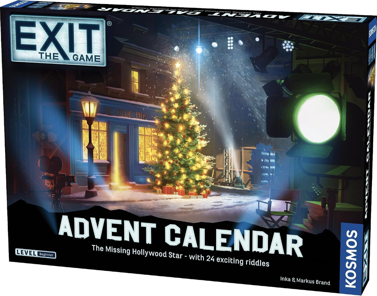 EXIT: The Game - Calendario de Adviento - La estrella de Hollywood perdida | Navidad | Calendario | Adviento | Juego misterioso | Actividad familiar | A partir de 10 años