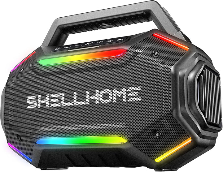 ShellHome Altavoces Bluetooth 6.0 para exterior, altavoz potente de...