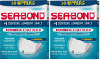 Sea Bond Sellos Adhesivos Seguros para Dentaduras Postizas, Parte S...