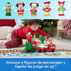 Fisher-Price Little People Disney Jr - Juguete musical de tren navideño