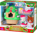 Sylvanian Families - 5822 Casa del árbol de Navidad de Papá Noel bebé - Juegos de casa de muñecas