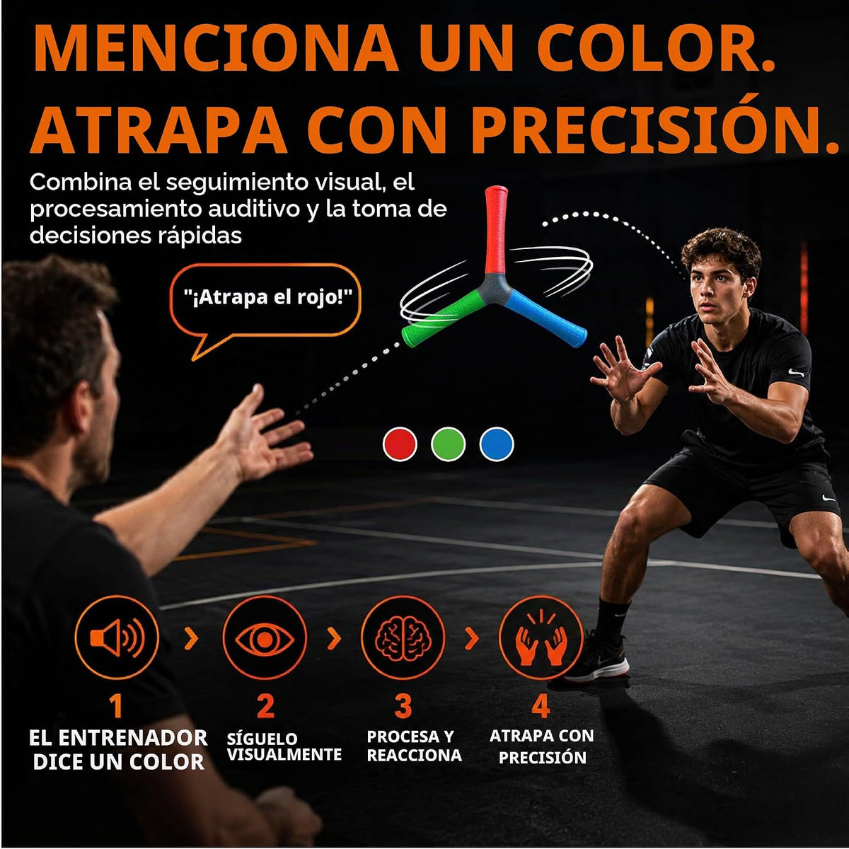 Herramienta de entrenamiento de coordinación ojo-mano HECOstix RGB - Tiempo