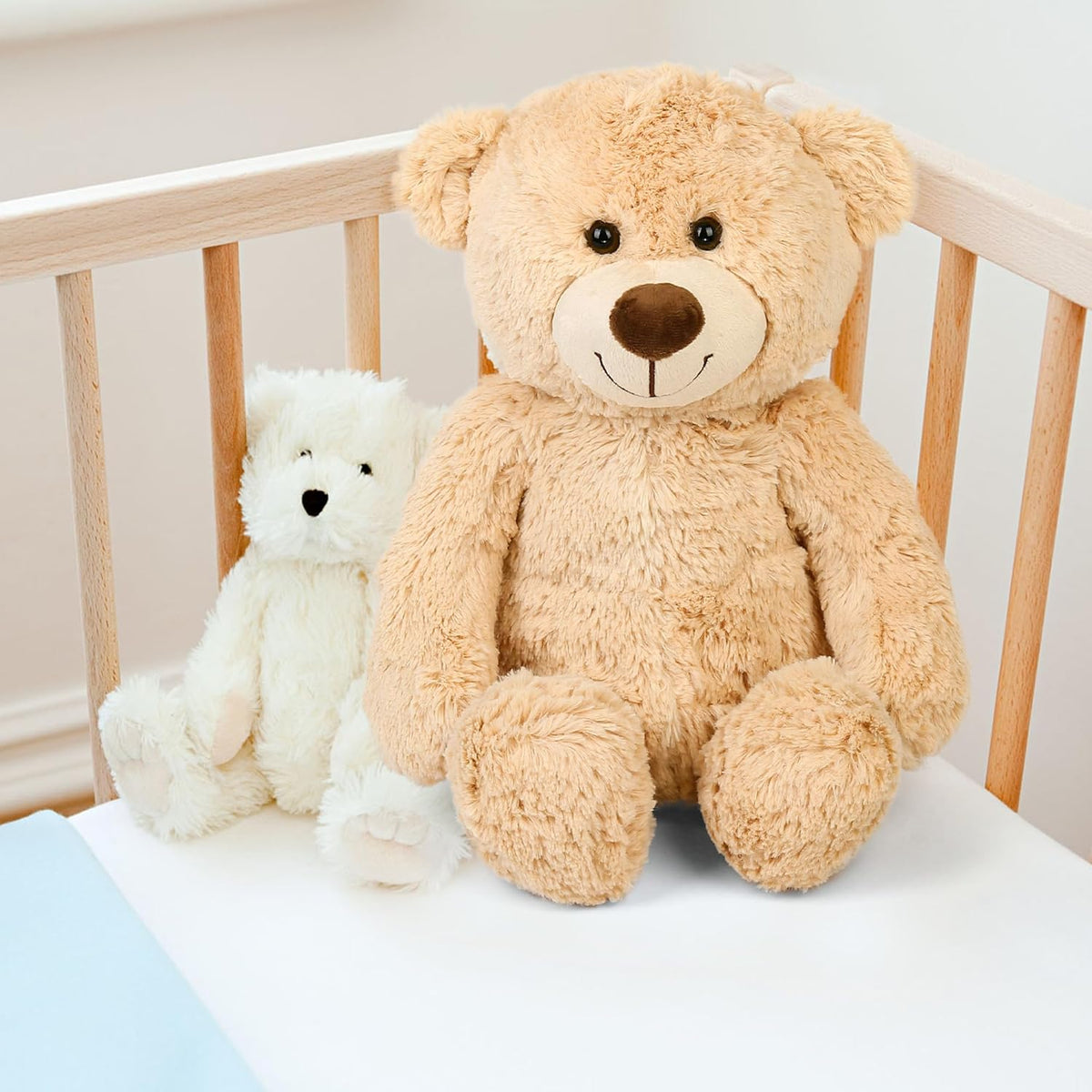BenBen - Oso de peluche suave, 18 pulgadas, color marrón claro