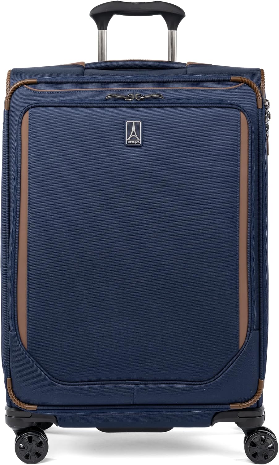 Travelpro Crew Classic Maleta de mano ligera, extensible, de lados suaves, Azul patriota