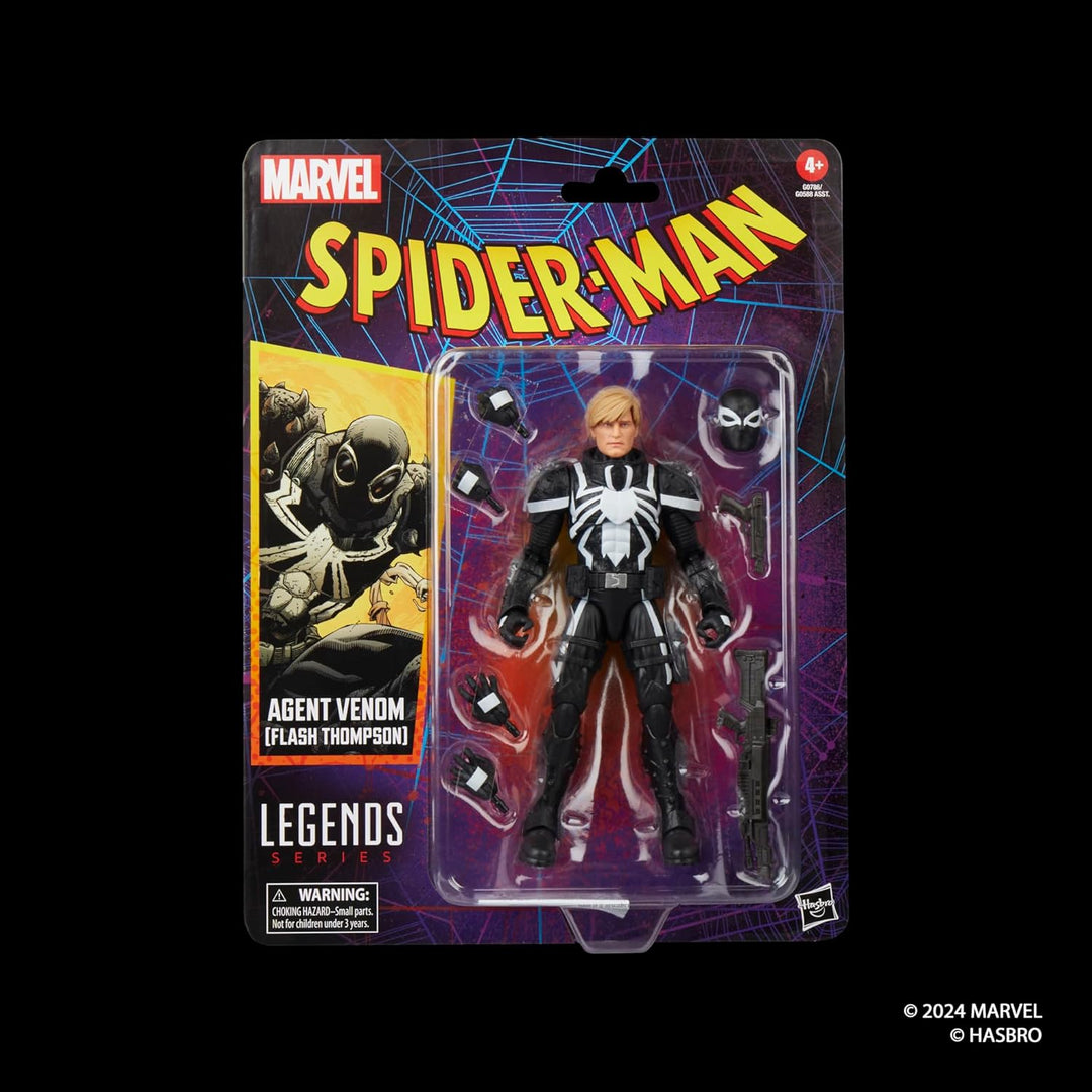 Serie Marvel Legends Agente Venom (Flash Thompson), Figura de acció...