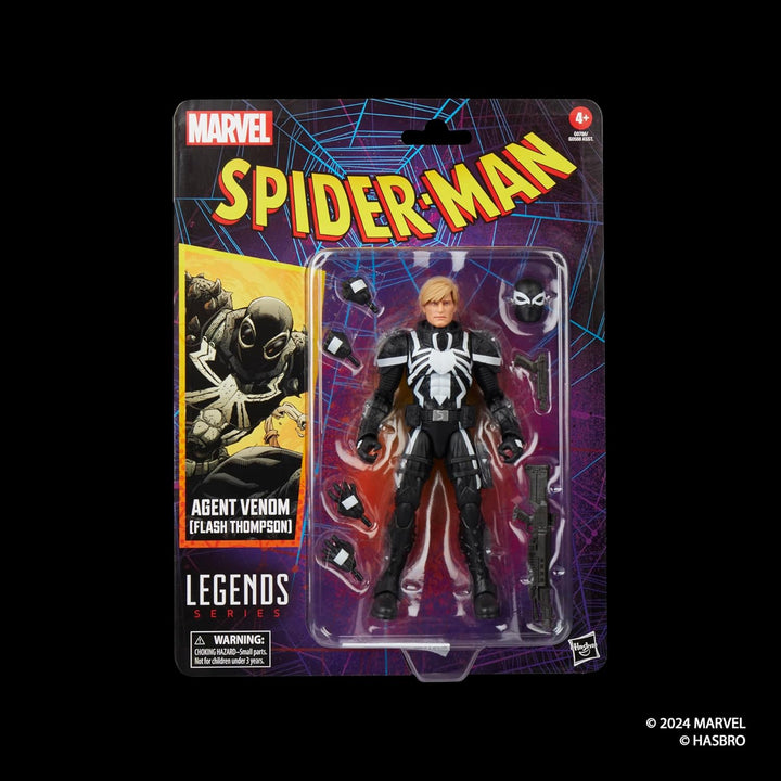 Serie Marvel Legends Agente Venom (Flash Thompson), Figura de acció...