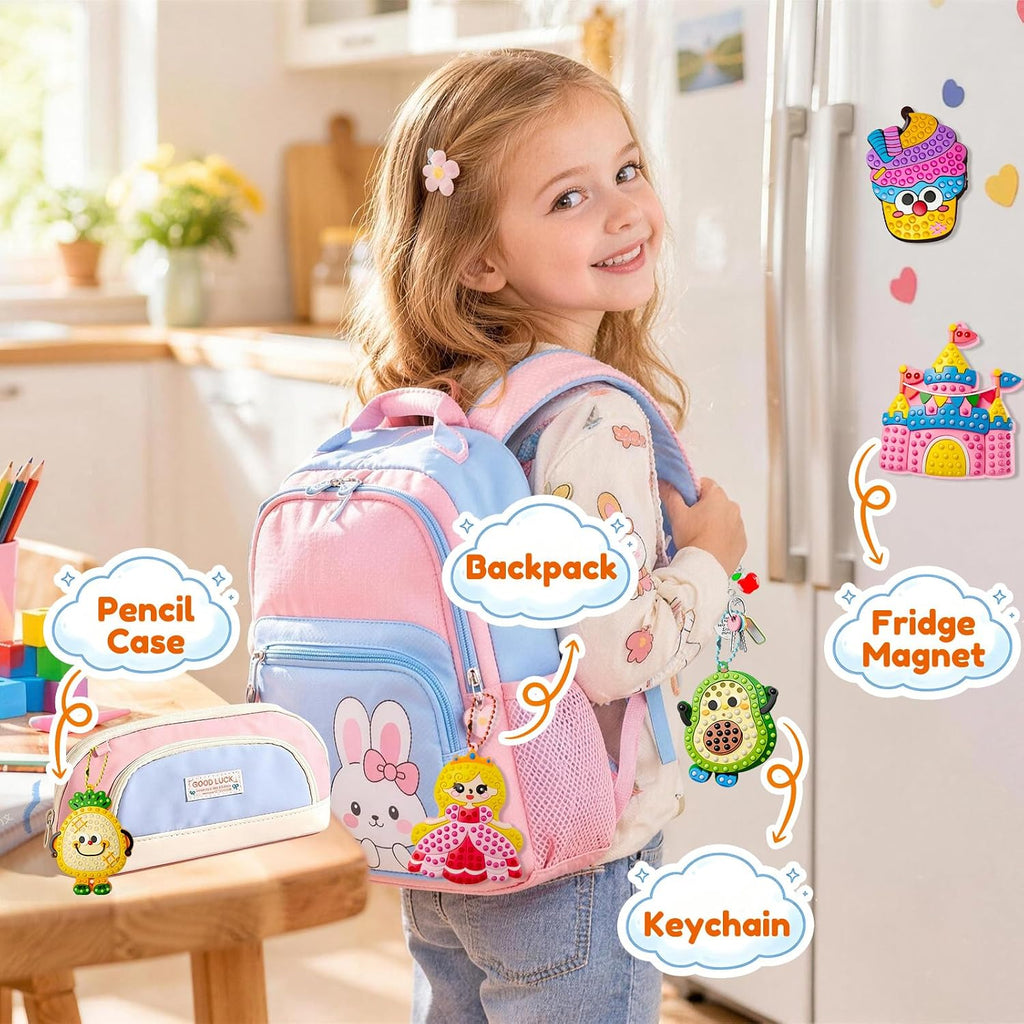 EQXQCCB Arte de cuentas para niños, 20 piezas de manualidades de pintura de