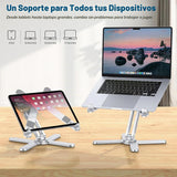 OMOTON LA10 360° giratorio portátil soporte elevador plegable para...