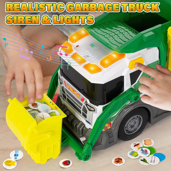 Gran Juego de Camión de Basura para Niños de 3, 4, 5, 6, 7, 8 años,...