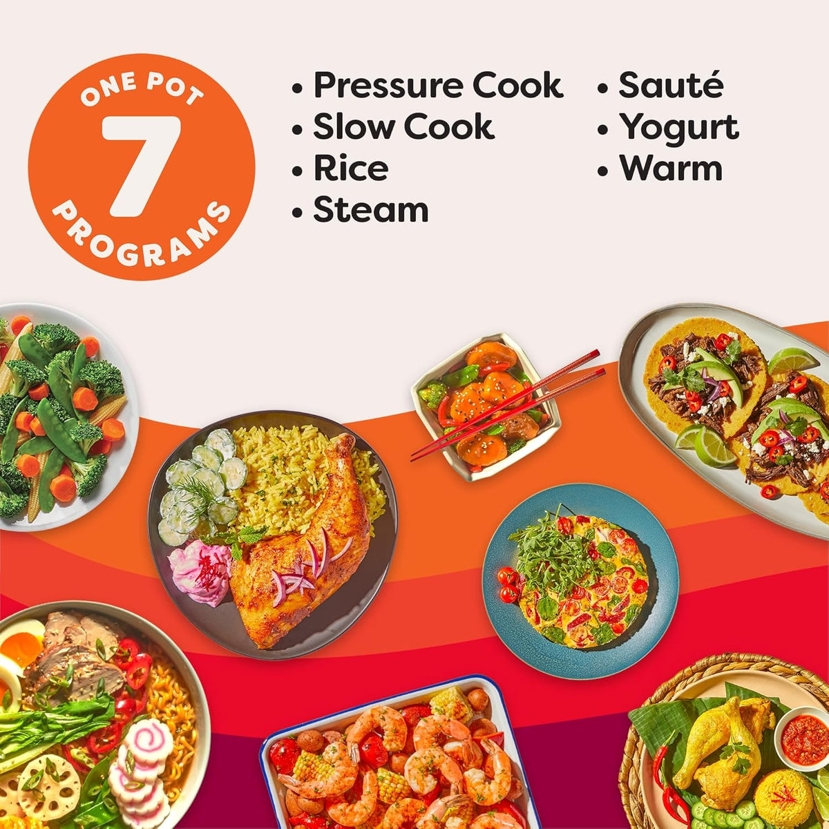 Instant Pot IP-DUO60, 6cuartos/1000W - Olla a presión multifunción 7 en 1, Acero inoxidable y negro