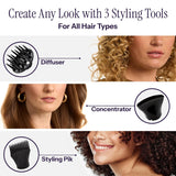 HOT TOOLS Secador de pelo profesional de cerámica arcoíris \u2013 S...