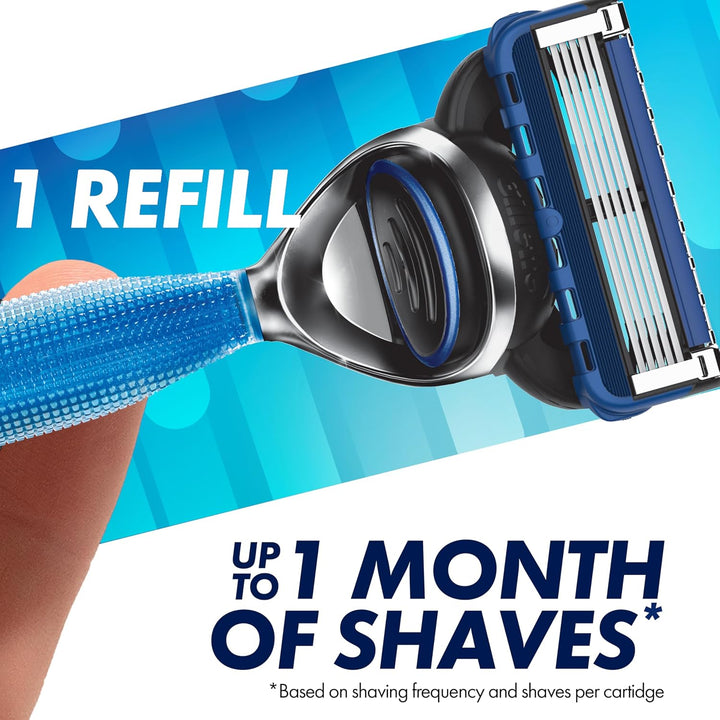 Gillette 5 repuestos de cuchillas de afeitar de 5 cuchillas para ho...