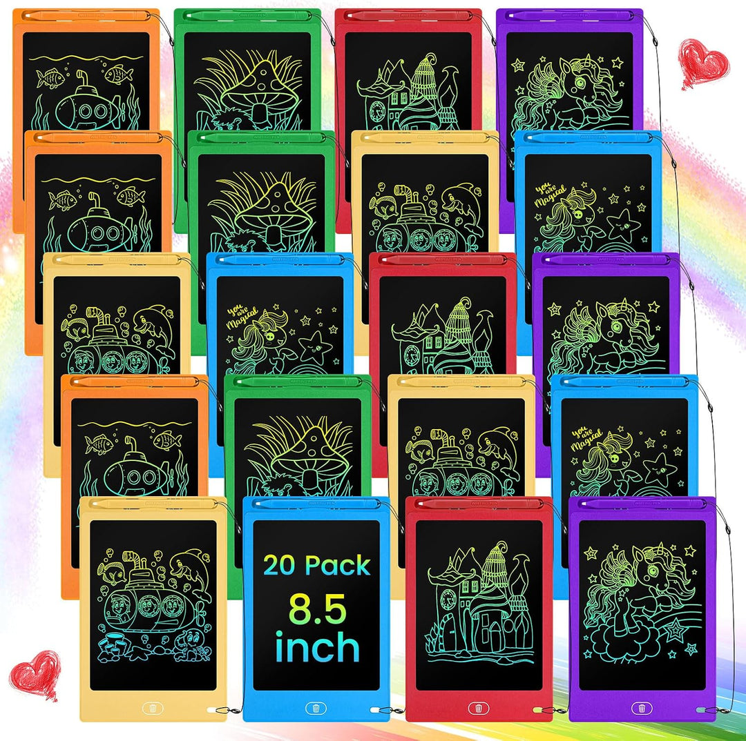 Zhehao Paquete de 20 tabletas de escritura LCD para niños: tableros...