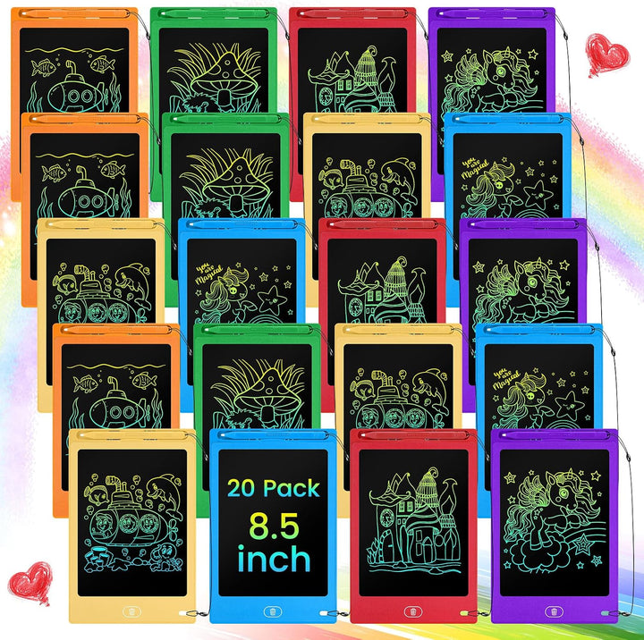 Zhehao Paquete de 20 tabletas de escritura LCD para niños: tableros...