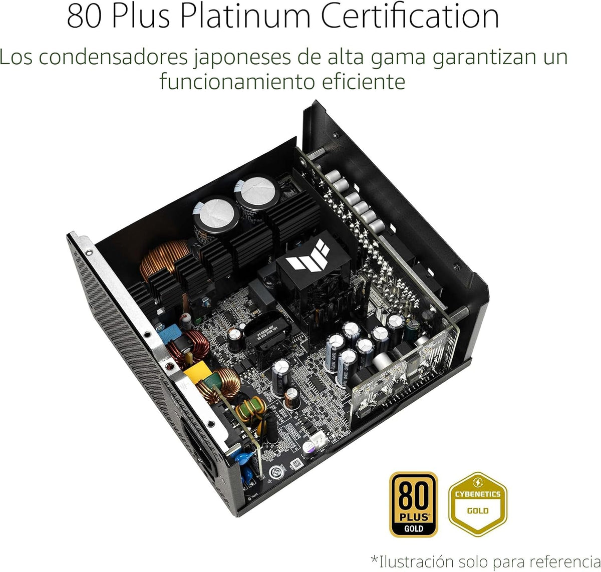 ASUS TUF Gaming 1000W Oro (1000 vatios, fuente de alimentación ATX...