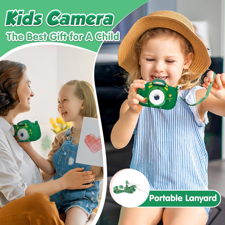 Cámara para niños con linterna y pantalla de 2.4 pulgadas, cámara p...