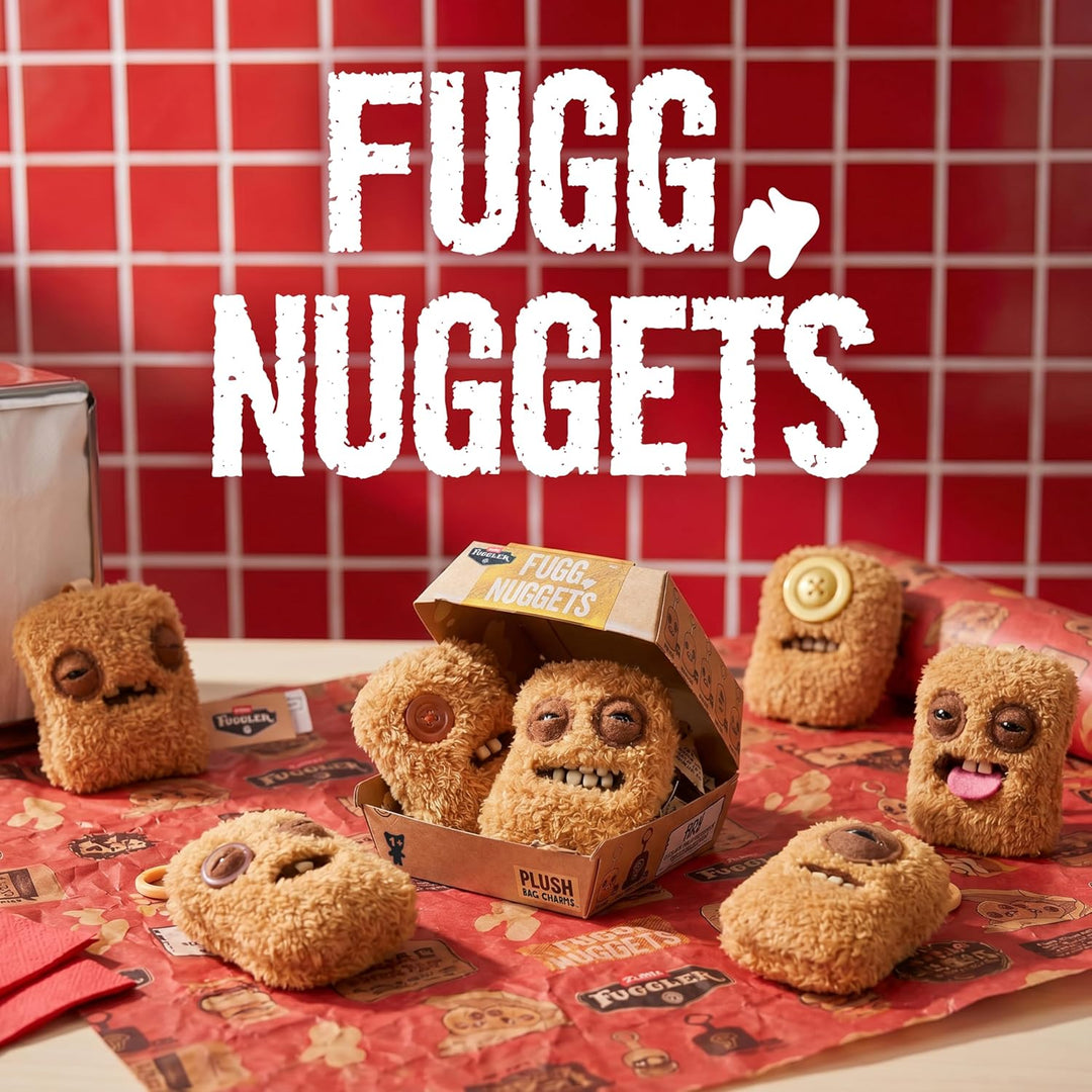 Fuggler Fugg Nuggets - Llavero de peluche coleccionable de 3.5 pulg...
