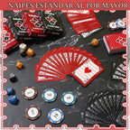 Zubebe 24 cartas negras y rojas, recuerdos de Halloween, estética oscura
