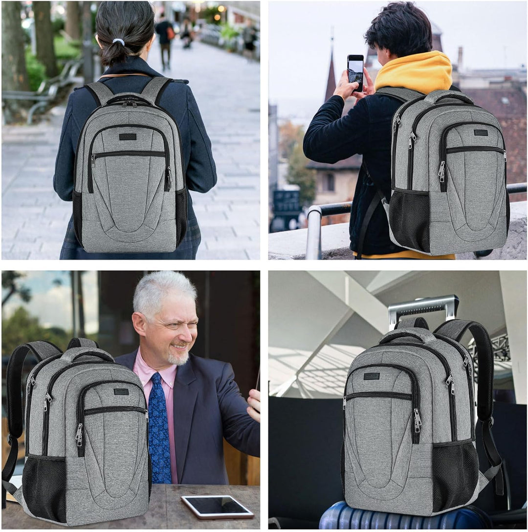 BIKROD Mochila de viaje para laptop para hombres y mujeres, mochila...