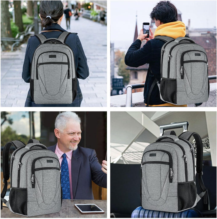 BIKROD Mochila de viaje para laptop para hombres y mujeres, mochila...