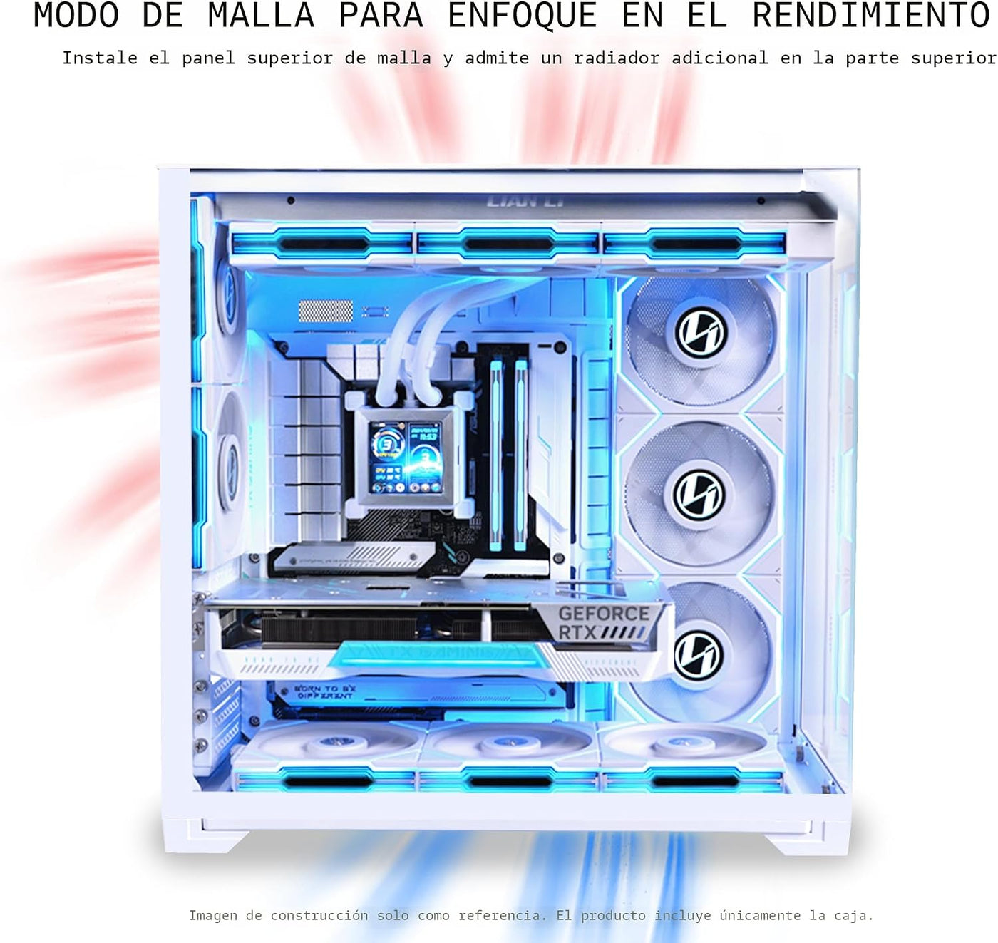 Lian Li O11Vision - Carcasa de computadora de torre media ATX de vi...